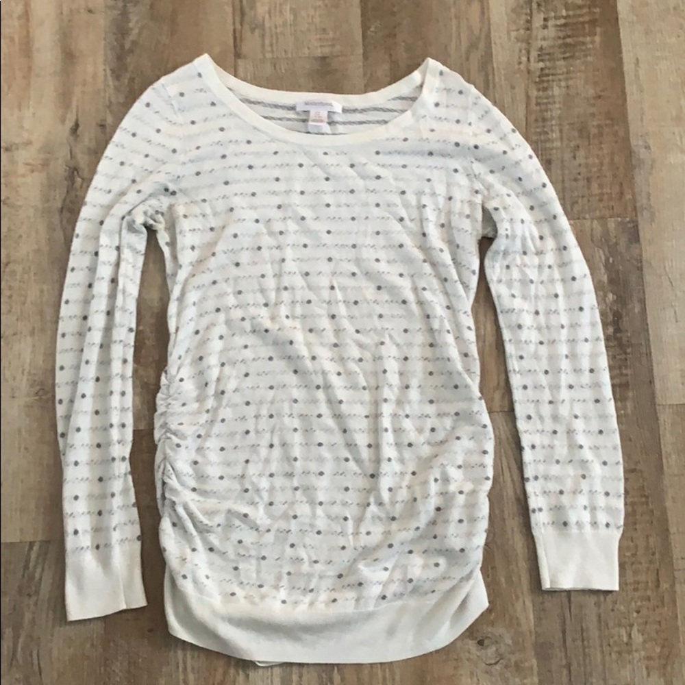 Maternity tunic sweater